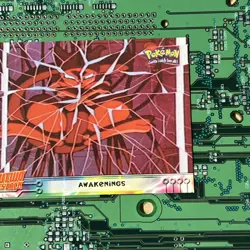 Awakenings #2 Topps Pokemon Mewtwo Strikes Back Movie Card Black Logo - Image 3