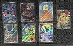 Pokemon Japanese AR (Art Rare) 7 Card Lot. Various Sets NM/M All Cards Shown - Image 1