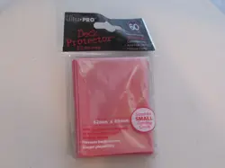 60 glossy small Red YUGIOH size DECK PROTECTORS CARD SLEEVES Ultra Pro - Image 1