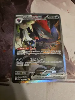 N’s Zoroark EX SIR 185/159 English Journey Together Pokemon TCG Card NM - Image 1