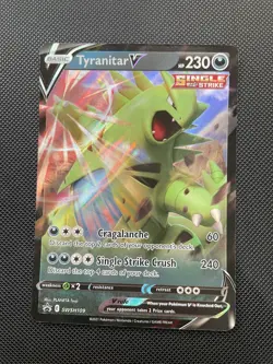 SWSH109 Tyranitar V | Black Star Promo Holo Rare Pokemon Trading Card Game TCG - Image 1