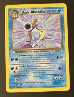 Dark Blastoise - 4/110 Legendary Collection Non-Holo Rare Pokemon Trading Card - Image 1