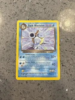 Dark Blastoise - 4/110 Legendary Collection Non-Holo Rare Pokemon Trading Card - Image 1