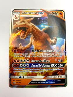 Pokemon Card - Charizard GX SM195 S&M Black Star Promo's *NM* Promo - Image 1