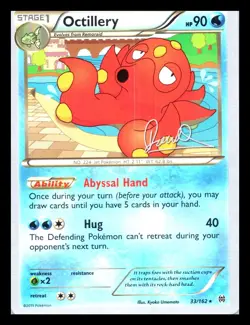 World Championships 2017 Octillery 33/162 XY Breakthrough Pokemon Card LP - Image 1