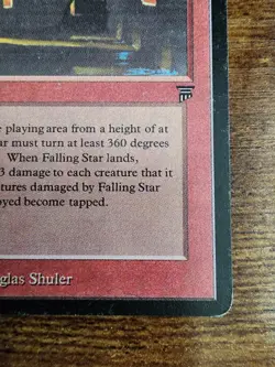 MTG Falling Star ⭐ENGLISH ⭐MP+/LP- Legends ⭐10 REAL HQ PICS! ⭐Rare 1994 Magic - Image 5