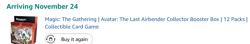*PRESALE* MTG - AVATAR THE LAST AIRBENDER COLLECTOR BOOSTER BOX *SHIPS NOV 24* - Image 2