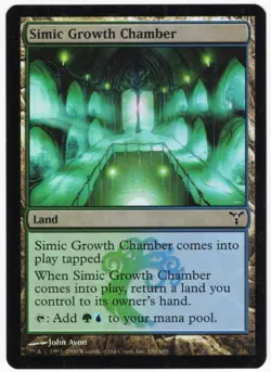 Simic Growth Chamber 2006 Dissension FOIL Colorless Common Land MTG NM AZ1 - Image 1