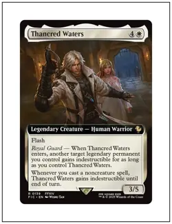 1x Thancred Waters, Extended Art, Final Fantasy, Magic MTG NM - Image 1