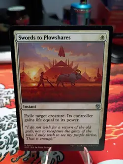 MTG Swords to Plowshares #0037 Uncommon Commander: Aetherdrift (DRC) - Image 1