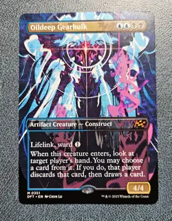 x1 Oildeep Gearhulk DFT Aetherdrift MTG 351 MYTHIC BORDERLESS M/NM 1x - Image 1