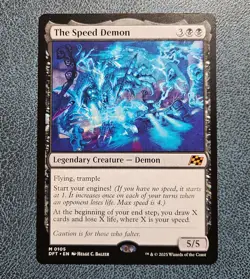 x1 The Speed Demon DFT Aetherdrift MTG 105 MYTHIC M/NM 1x - Image 1
