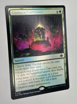 Cosmium Confluence Foil - LCI 181 - Misprint - Faded Text - MTG - Image 2