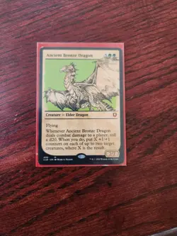 MTG Near Mint Ancient Bronze Dragon Showcase - Image 1