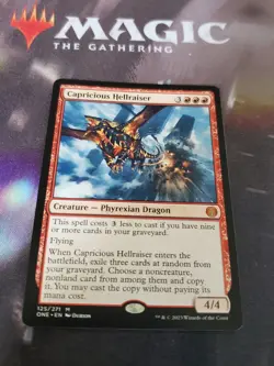 MTG. Capricious Hellraiser. Phyrexia: All Will Be One. Pack Fresh - Image 1