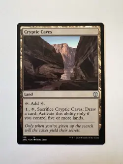 Cryptic Caves - MTG Zendikar Rising Commander - NM - Image 1