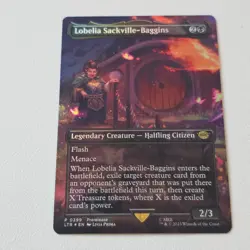 MTG X LOTR - Lobelia Sackville Baggins - 0399 FOIL - LTR Prerelease - Image 1