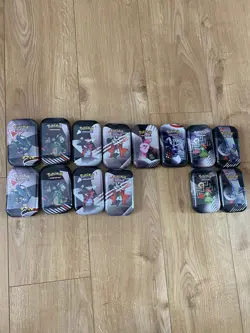 Pokemon TCG Black Bolt & White Flare Unova Mini Tin Assorted X 14 - Image 1