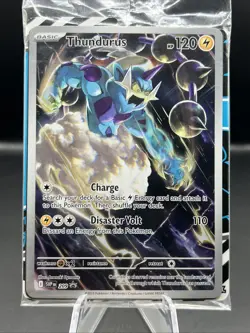 Pokemon Black Bolt - THUNDURUS SVP 209 Black Star Promo - SEALED w/ Dividers - Image 2
