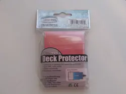 50 glossy small Red YUGIOH size DECK PROTECTORS CARD SLEEVES Ultra Pro - Image 2