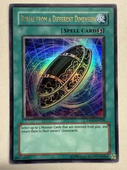 Yugioh! MP Burial from a Different Dimension - DP03-EN026 - Ultra Rare - Unlimit - Image 1