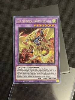 Yugioh Gaia The Magical Knight of Dragons Secret Rare 1st edition NM MP21-EN124 - Image 1