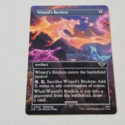 MTG X LOTR - Wizard's Rockets - 0400 Non FOIL - LTR Prerelease - Image 1