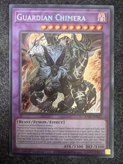 Yugioh Guardian Chimera RA02-EN023 Secret Rare 1st Edition NM - Image 1