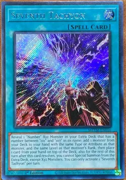 Yugioh Seventh Tachyon MZTM-EN016 Secret Rare 1st Ed NM - Image 1