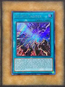 Yugioh Seventh Tachyon MZTM-EN016 Secret Rare 1st Ed NM - Image 1