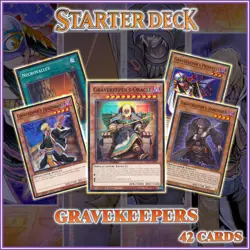 GRAVEKEEPER'S STARTER DECK 42 | Ishizu Oracle Necrovalley Duelist Kingdom YuGiOh - Image 1