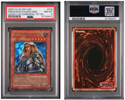 PSA8 NM/MT - Freed The Matchless General Yugioh Legacy of Darkness 1st Edtn - Image 1