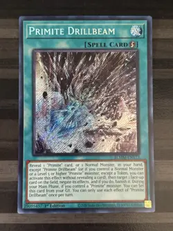 Yugioh | Primite Drillbeam | BLMM | Secret Rare | 1st Edition | NM - Image 1