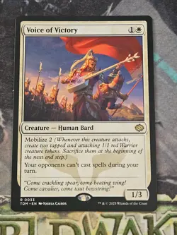 Voice of Victory Tarkir: Dragonstorm Non-Foil NM MTG - Image 1