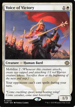 Voice of Victory #33, Tarkir:Dragonstorm (TDM), Regular - Image 1