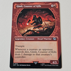 MTG X LOTR - Gimli Counter of Kills - 0312 NON FOIL - LTR - Image 1