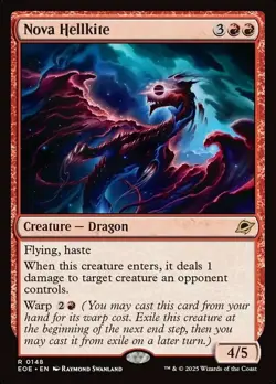 FOIL Nova Hellkite - MtG Edge of Eternities - NM - Image 1