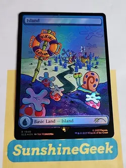 Island (1940) (Rainbow Foil) Secret Lair Drop Foil Spongebob - Image 1