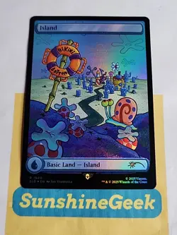 Island (1940) (Rainbow Foil) Secret Lair Drop Foil Spongebob - Image 1