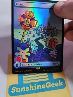 Island (1940) (Rainbow Foil) Secret Lair Drop Foil Spongebob - Image 2