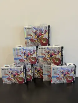 X8- Magic The Gathering: Final Fantasy Collector Booster Omega Box Sealed - Image 1