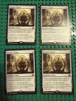4x MTG Magic Paradox Engine 4 AER 169 Mythic Rare X4 Legendary Artifact MP-LP - Image 1