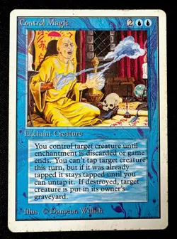 MTG Control Magic Unlimited Regular Uncommon - MP - Image 1