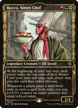 Rocco, Street Chef (Showcase) March of the Machine: The Aftermath MTG Magic - Image 1