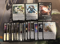 (MISPRINT) Generous Pup Jumpstart Stalwart Set (Misplaced Holo Stamp) Ajani - Image 2