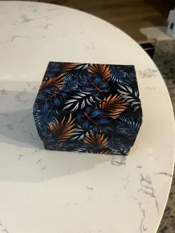 Sidewinder 100+ Floral Places Deck Box - Bali Blue - Ultimate Guard Deck Boxes - Image 1