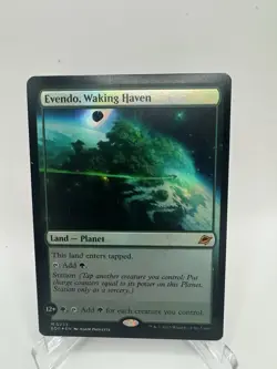 Evendo, Waking Haven FOIL 253 Edge of Eternities MTG Mythic Land Unplayed NM EoE - Image 1