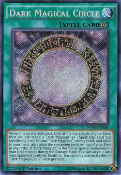 Yu-Gi-Oh! TCG 2017 Mega-Tin Mega Pack Dark Magician Circle #MP17-EN100 1st Ed - Image 1