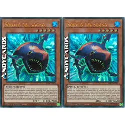 2x SQUALO DEL SOGNO • (Dream Shark) • Ultra R • BLCR IT025 • 1Ed • YUGIOH! - Image 1