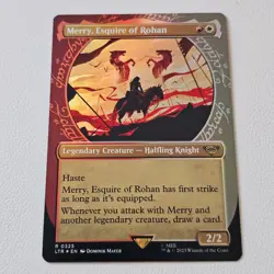 MTG X LOTR - Merry Esquire of Rohan - 0325 FOIL - LTR - Image 1